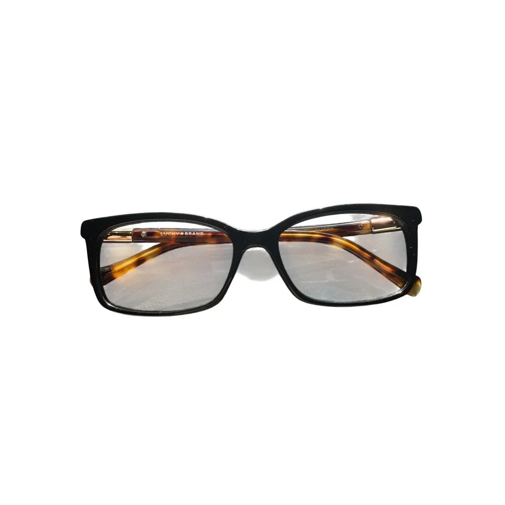 Lucky Brand‎ Women Black Tortoiseshell Square Eyeglasses D224 5416140